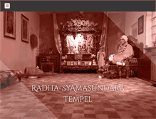 Tablet Screenshot of harekrischna.de